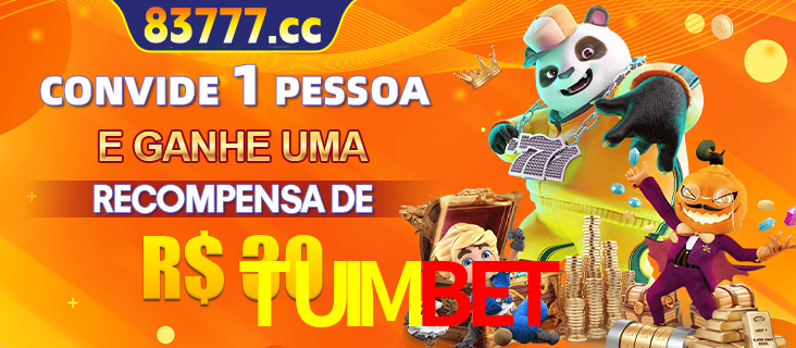 Banner institucional da TUIMBET sobre parceria de marcas e criação de uma marca de excelência, apresentando os mascotes de jogos populares como o Fortune Tiger.